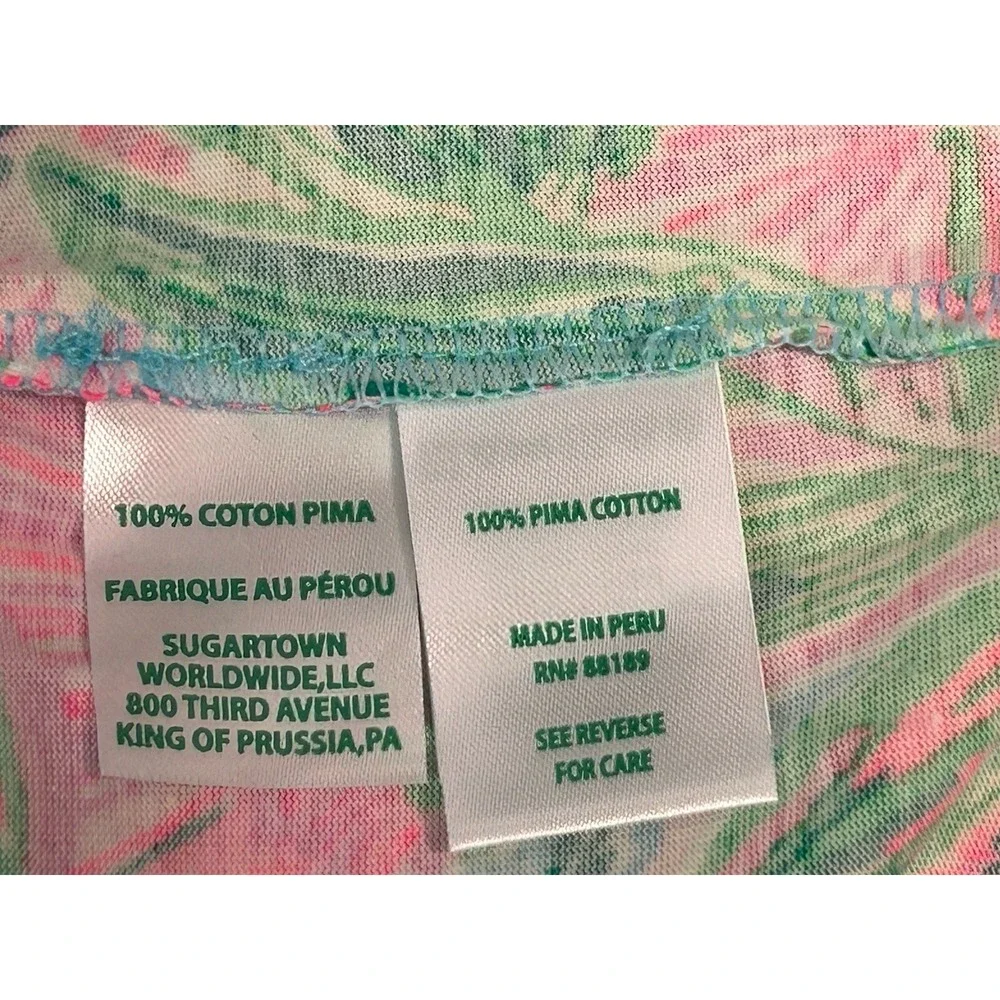 NWOT Lilly Pulitzer Floral Dress Ruched Sleeves Size XXS